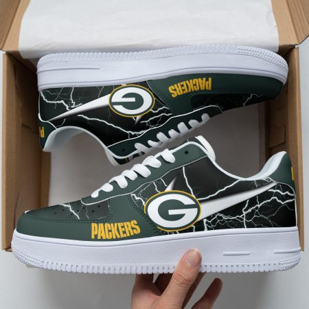 Green Bay Packers NFL Air Low-Top Sneakers Shoes For Men And Women
