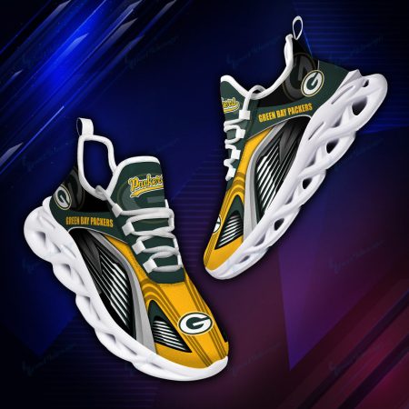 Green Bay Packers NFL Max Soul Shoes Sneakers For Men And Women