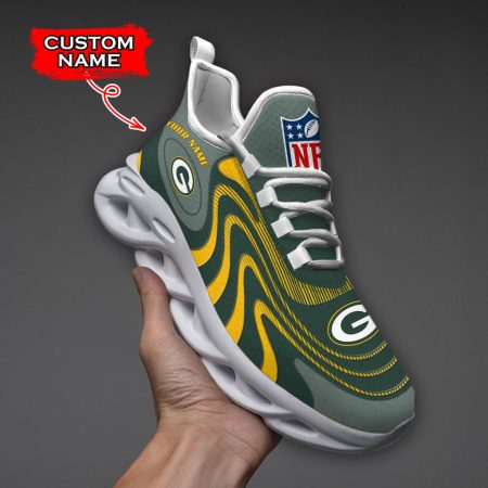 Green Bay Packers NFL Max Soul Shoes Sneakers For Men And Women