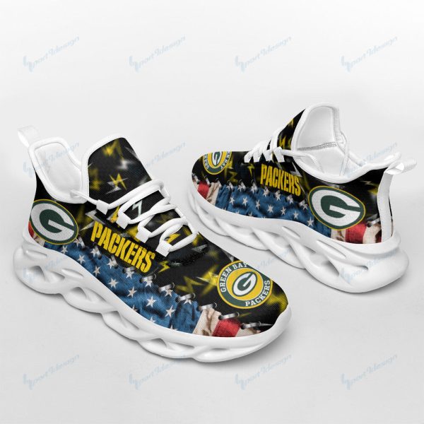 Green Bay Packers NFL Max Soul Shoes Sneakers For Men And Women
