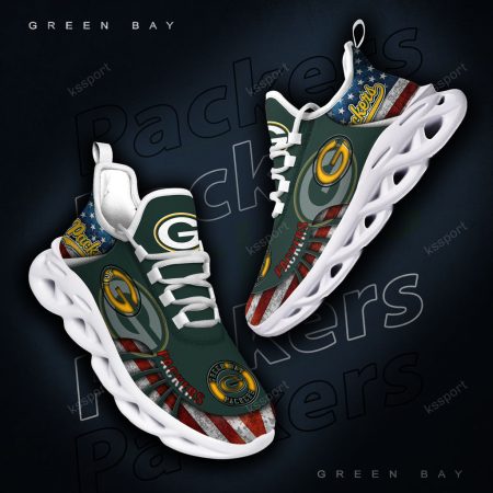 Green Bay Packers NFL Max Soul Shoes Sneakers For Men And Women