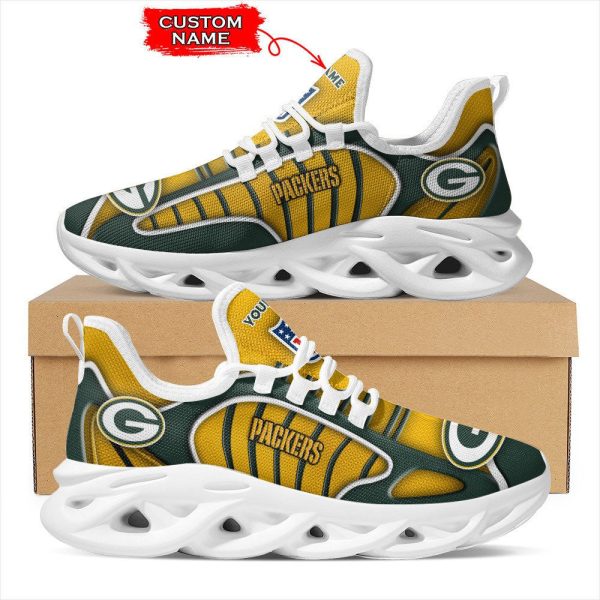 Green Bay Packers NFL Max Soul Shoes Sneakers For Men And Women