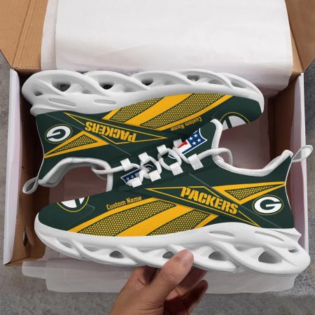Green Bay Packers NFL Max Soul Shoes Sneakers For Men And Women