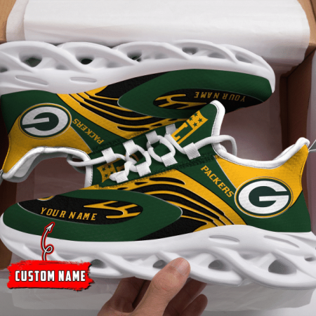 Green Bay Packers NFL Max Soul Shoes Sneakers For Men And Women
