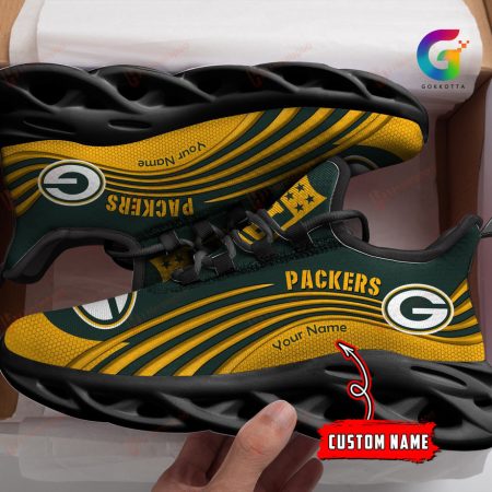 Green Bay Packers NFL Max Soul Shoes Sneakers For Men And Women