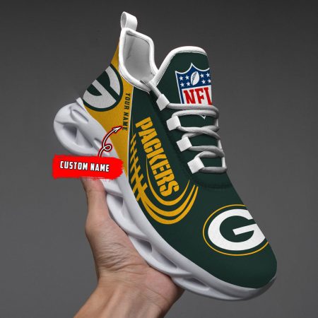 Green Bay Packers NFL Max Soul Shoes Sneakers For Men And Women