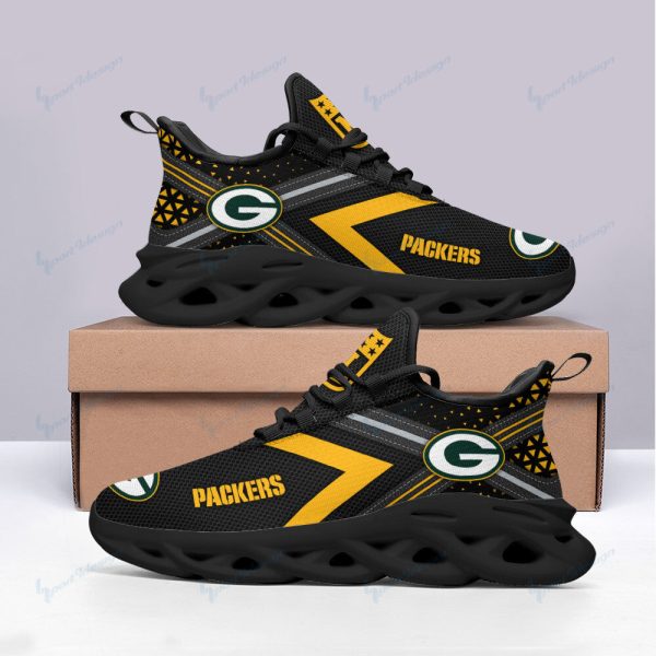 Green Bay Packers NFL Max Soul Shoes Sneakers For Men And Women