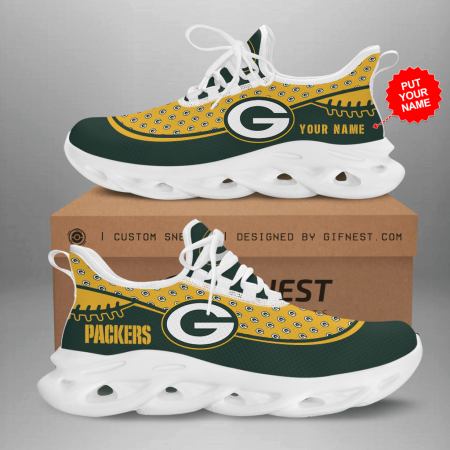 Green Bay Packers NFL Max Soul Shoes Sneakers For Men And Women