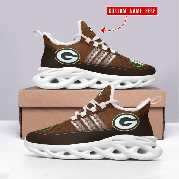 Green Bay Packers NFL Max Soul Shoes Sneakers For Men And Women