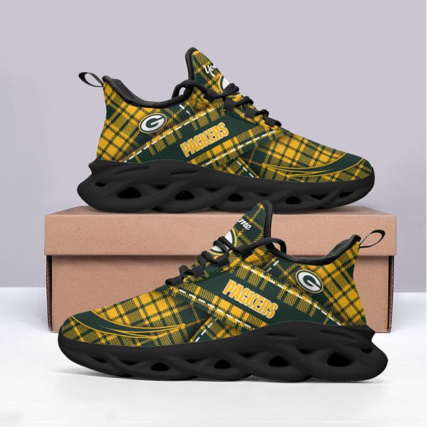 Green Bay Packers NFL Max Soul Shoes Sneakers For Men And Women