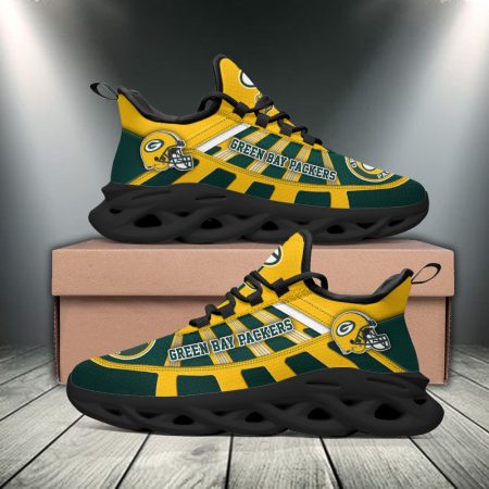 Green Bay Packers NFL Max Soul Shoes Sneakers For Men And Women