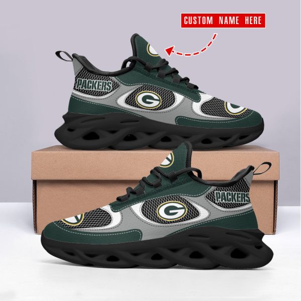 Green Bay Packers NFL Max Soul Shoes Sneakers For Men And Women