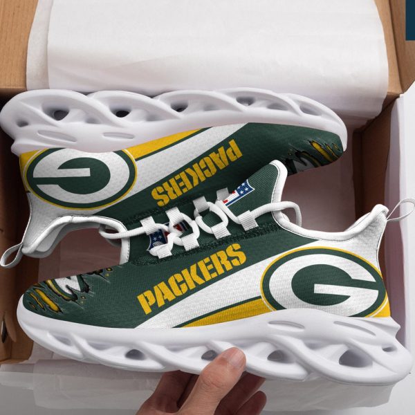 Green Bay Packers NFL Max Soul Shoes Sneakers For Men And Women