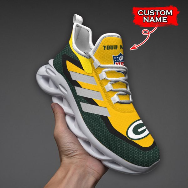 Green Bay Packers NFL Max Soul Shoes Sneakers For Men And Women