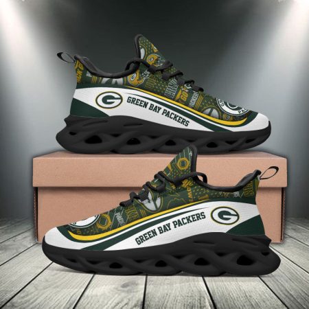 Green Bay Packers NFL Max Soul Shoes Sneakers For Men And Women