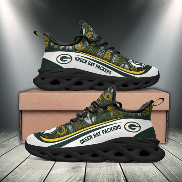 Green Bay Packers NFL Max Soul Shoes Sneakers For Men And Women