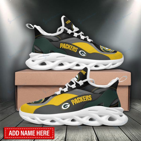 Green Bay Packers NFL Max Soul Shoes Sneakers For Men And Women