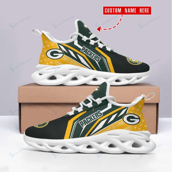 Green Bay Packers NFL Max Soul Shoes Sneakers For Men And Women