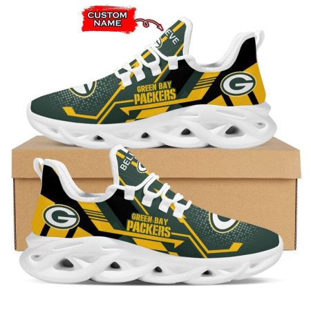 Green Bay Packers NFL Max Soul Shoes Sneakers For Men And Women