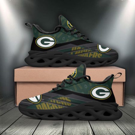 Green Bay Packers NFL Max Soul Shoes Sneakers For Men And Women