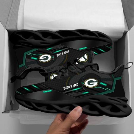 Green Bay Packers NFL Max Soul Shoes Sneakers For Men And Women