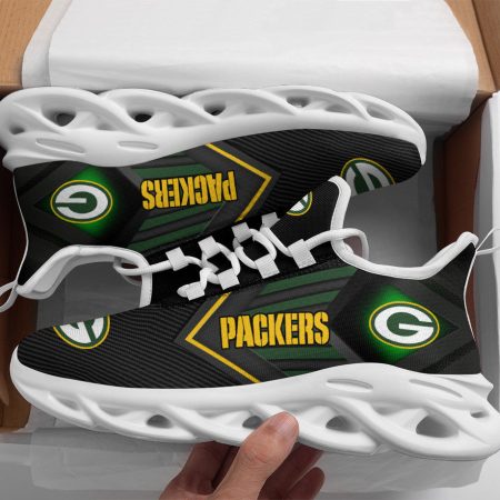 Green Bay Packers NFL Max Soul Shoes Sneakers For Men And Women
