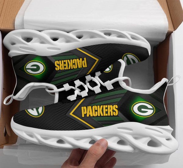 Green Bay Packers NFL Max Soul Shoes Sneakers For Men And Women