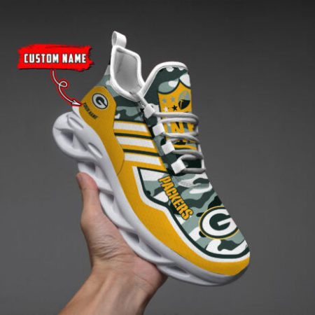 Green Bay Packers NFL Max Soul Shoes Sneakers For Men And Women