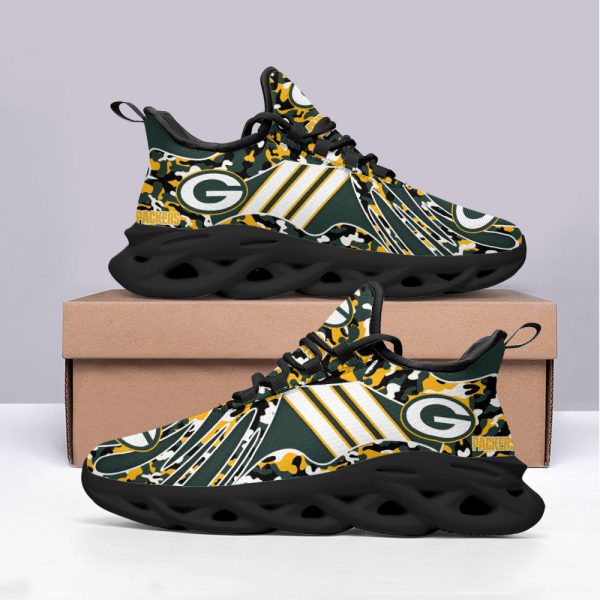 Green Bay Packers NFL Max Soul Shoes Sneakers For Men And Women