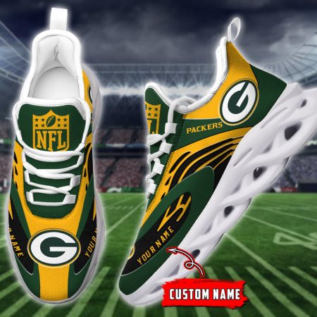 Green Bay Packers NFL Max Soul Shoes Sneakers For Men And Women