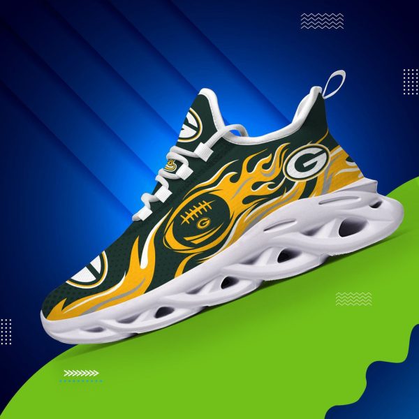 Green Bay Packers NFL Max Soul Shoes Sneakers For Men And Women