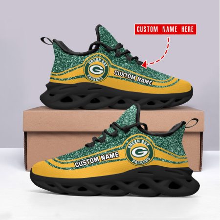 Green Bay Packers NFL Max Soul Shoes Sneakers For Men And Women