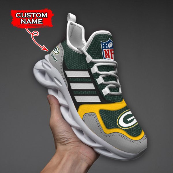 Green Bay Packers NFL Max Soul Shoes Sneakers For Men And Women