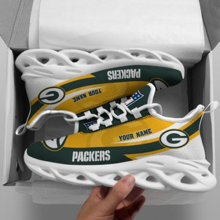 Green Bay Packers NFL Max Soul Shoes Sneakers For Men And Women