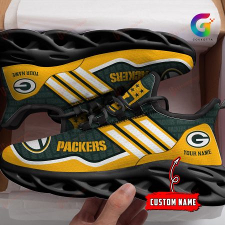 Green Bay Packers NFL Max Soul Shoes Sneakers For Men And Women