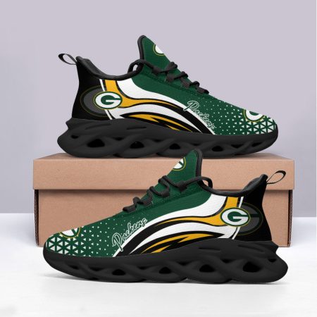 Green Bay Packers NFL Max Soul Shoes Sneakers For Men And Women