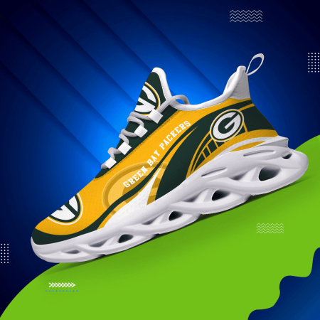 Green Bay Packers NFL Max Soul Shoes Sneakers For Men And Women