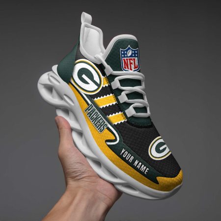 Green Bay Packers NFL Max Soul Shoes Sneakers For Men And Women