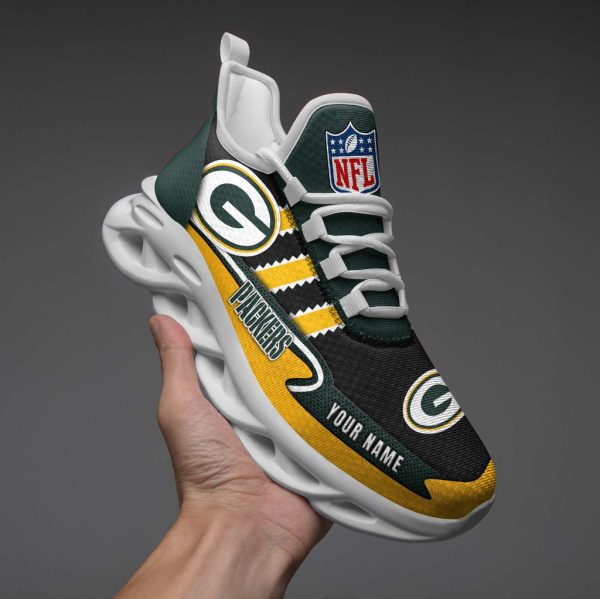 Green Bay Packers NFL Max Soul Shoes Sneakers For Men And Women