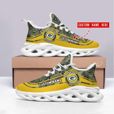 Green Bay Packers NFL Max Soul Shoes Sneakers For Men And Women