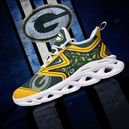 Green Bay Packers NFL Max Soul Shoes Sneakers For Men And Women