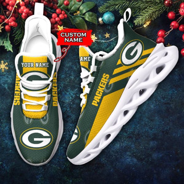 Green Bay Packers NFL Max Soul Shoes Sneakers For Men And Women