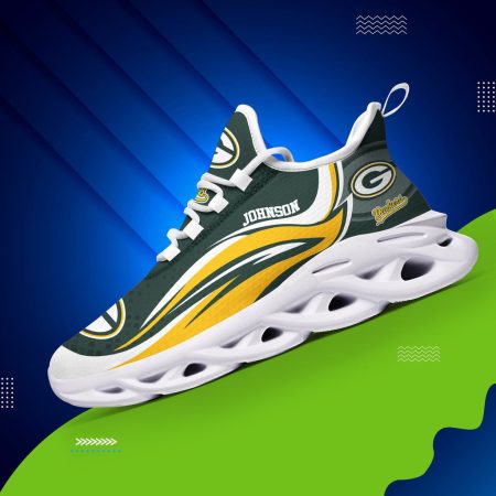 Green Bay Packers NFL Max Soul Shoes Sneakers For Men And Women