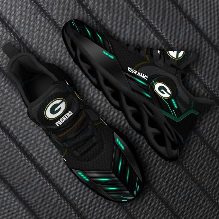 Green Bay Packers NFL Max Soul Shoes Sneakers For Men And Women