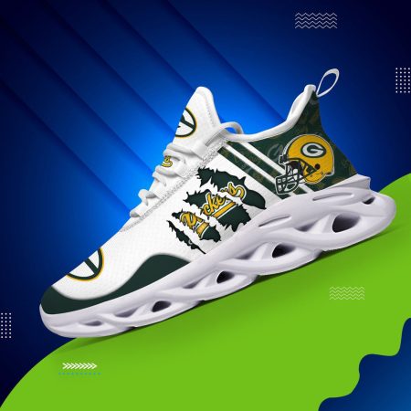 Green Bay Packers NFL Max Soul Shoes Sneakers For Men And Women
