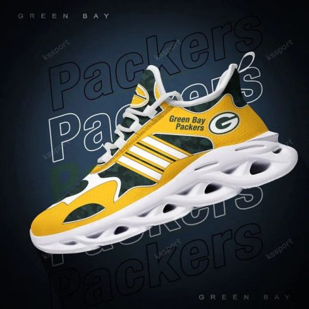 Green Bay Packers NFL Max Soul Shoes Sneakers For Men And Women