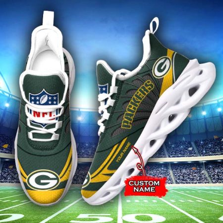 Green Bay Packers NFL Max Soul Shoes Sneakers For Men And Women