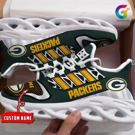 Green Bay Packers NFL Max Soul Shoes Sneakers For Men And Women