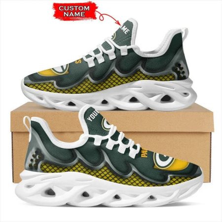 Green Bay Packers NFL Max Soul Shoes Sneakers For Men And Women