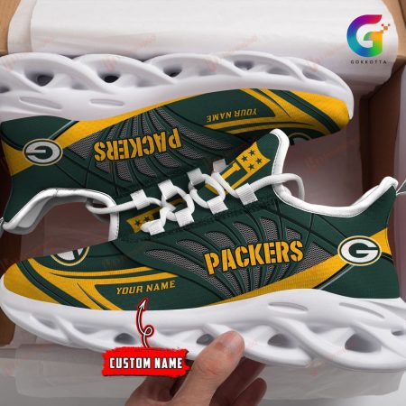 Green Bay Packers NFL Max Soul Shoes Sneakers For Men And Women
